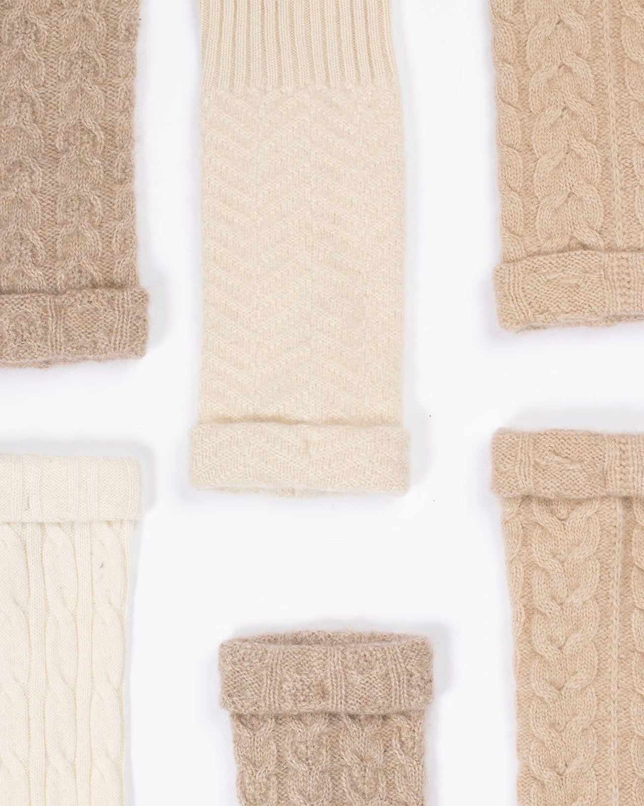 Re:Born Cashmere Fingerless Gloves