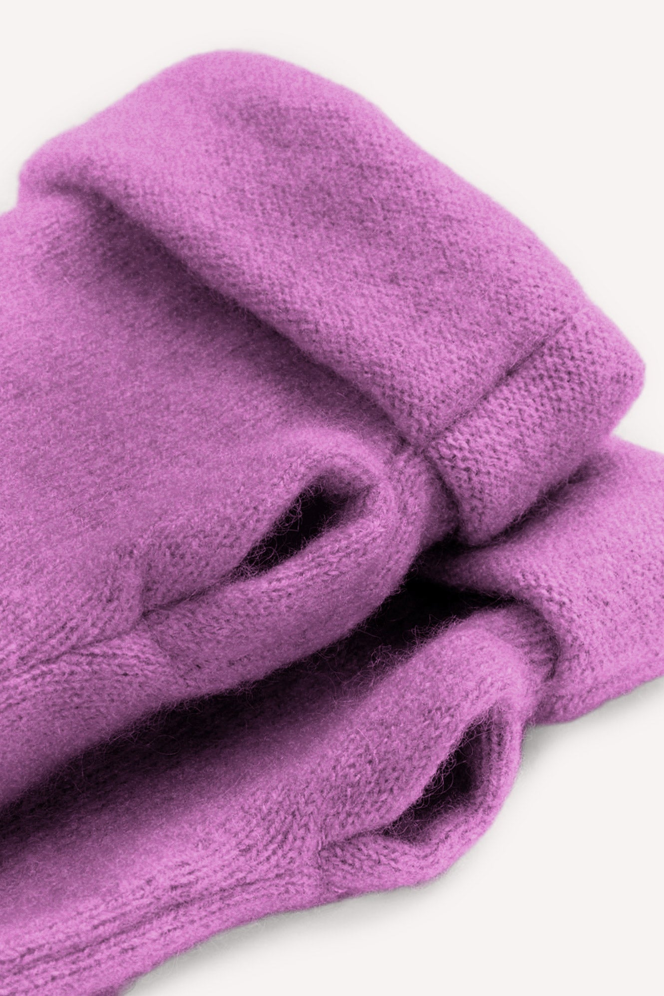 Turtle Doves Cashmere Fingerless Gloves - Heather Pink