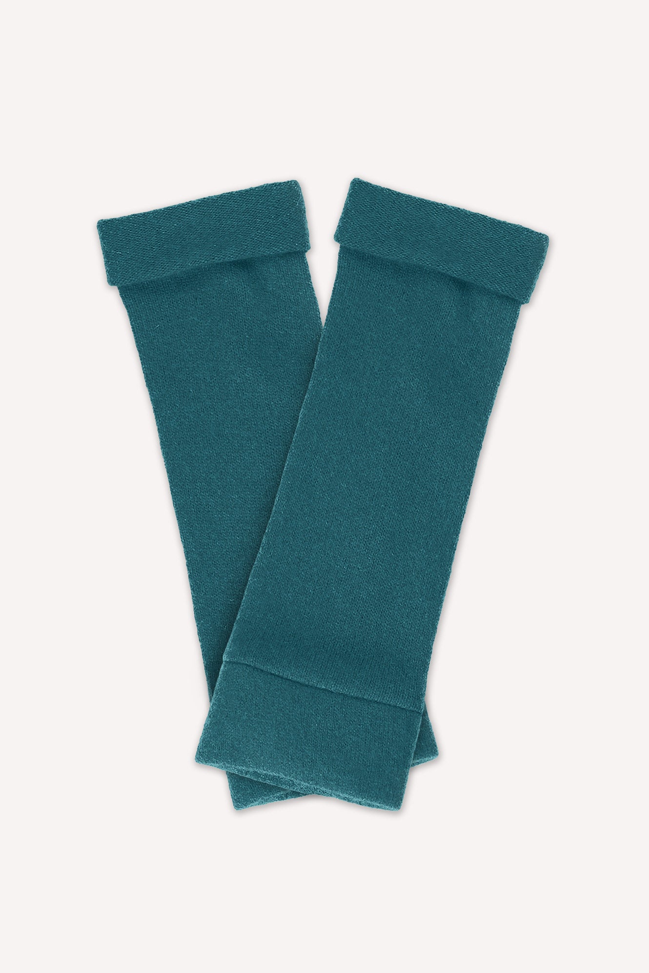 Turtle Doves Cashmere Fingerless Gloves - Teal