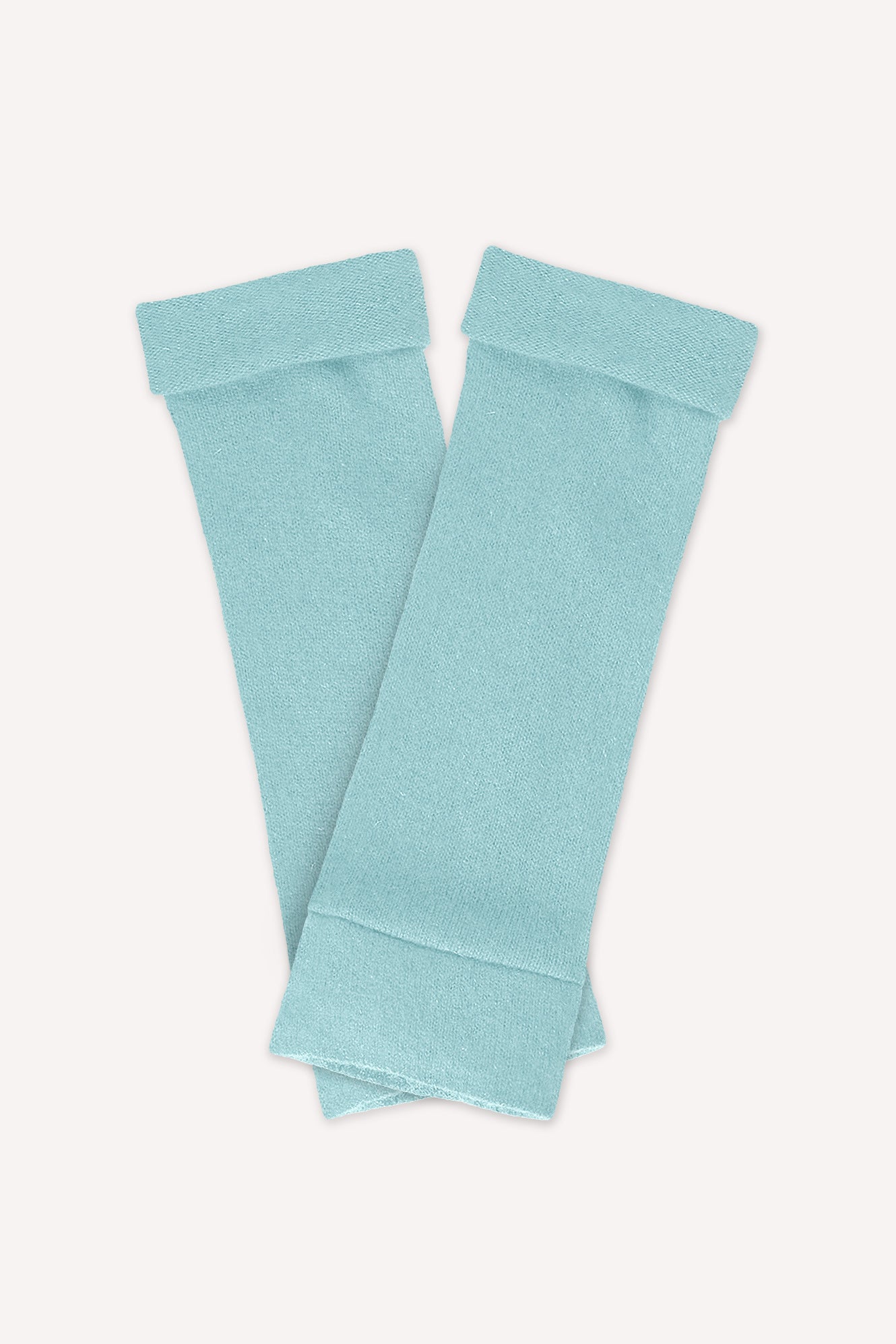 Turtle Doves Cashmere Fingerless Gloves - Sea Breeze