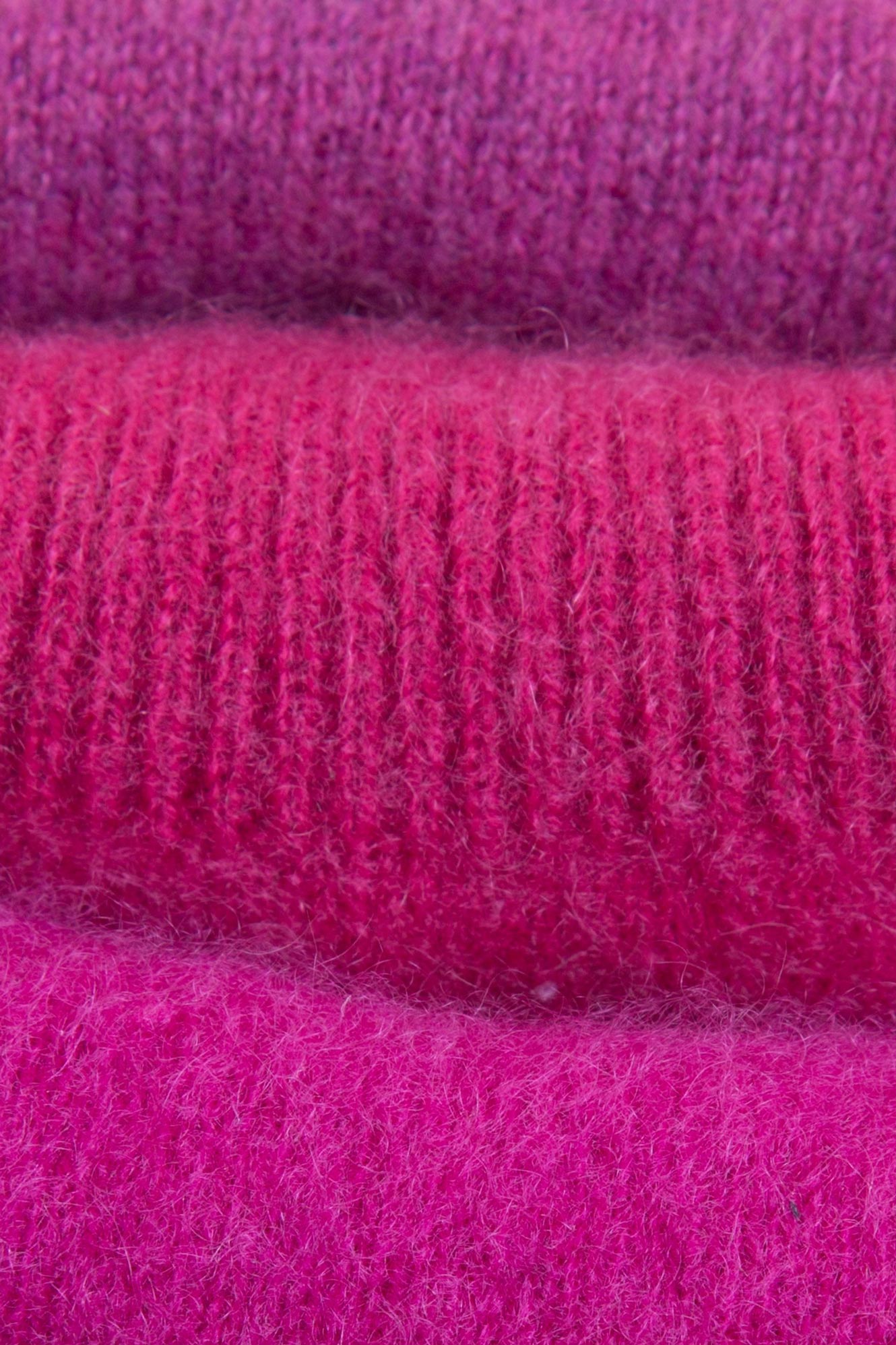 Turtle Doves Cashmere Fingerless Gloves - Dusky Magenta