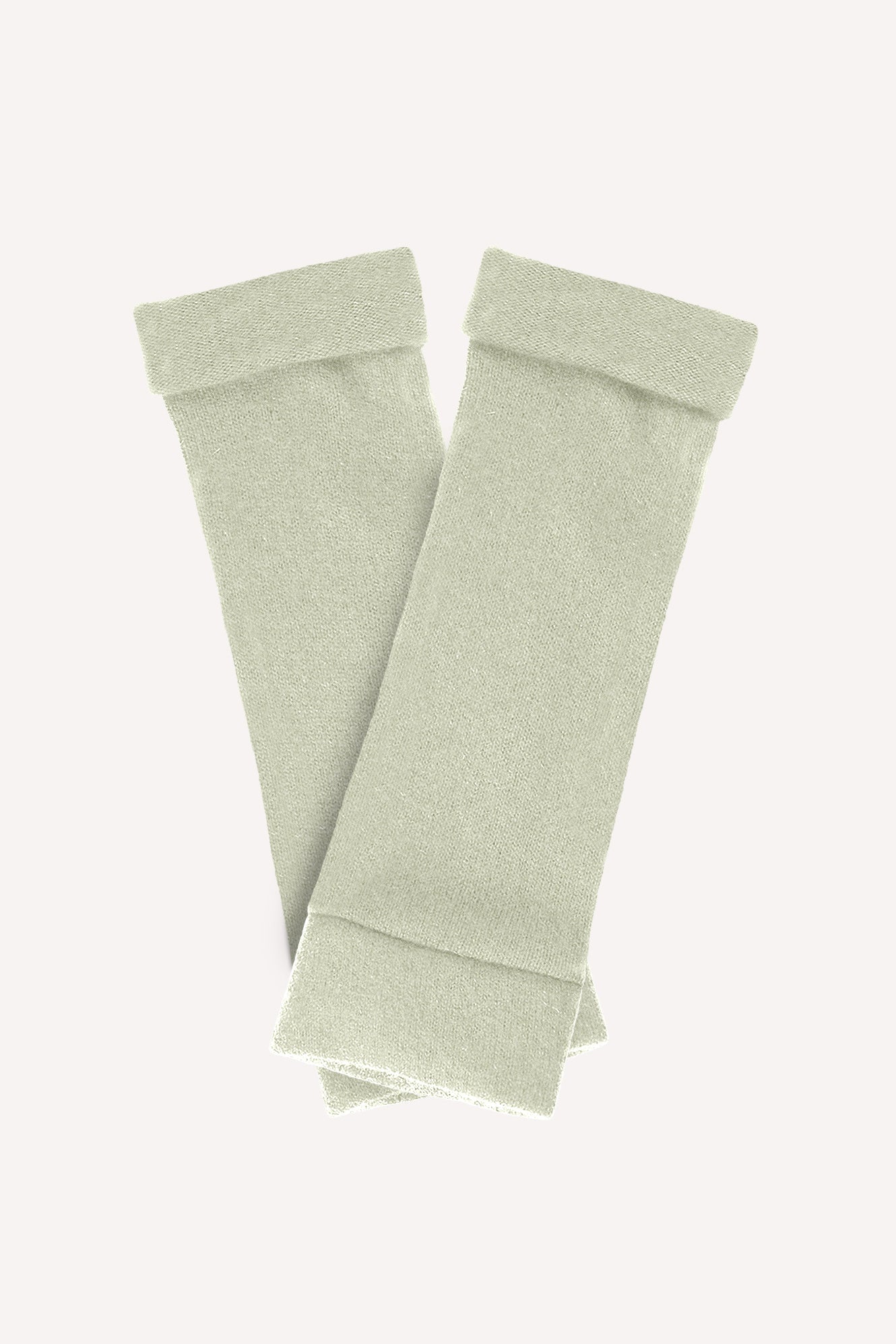 Turtle Doves Cashmere Fingerless Gloves - Pistachio