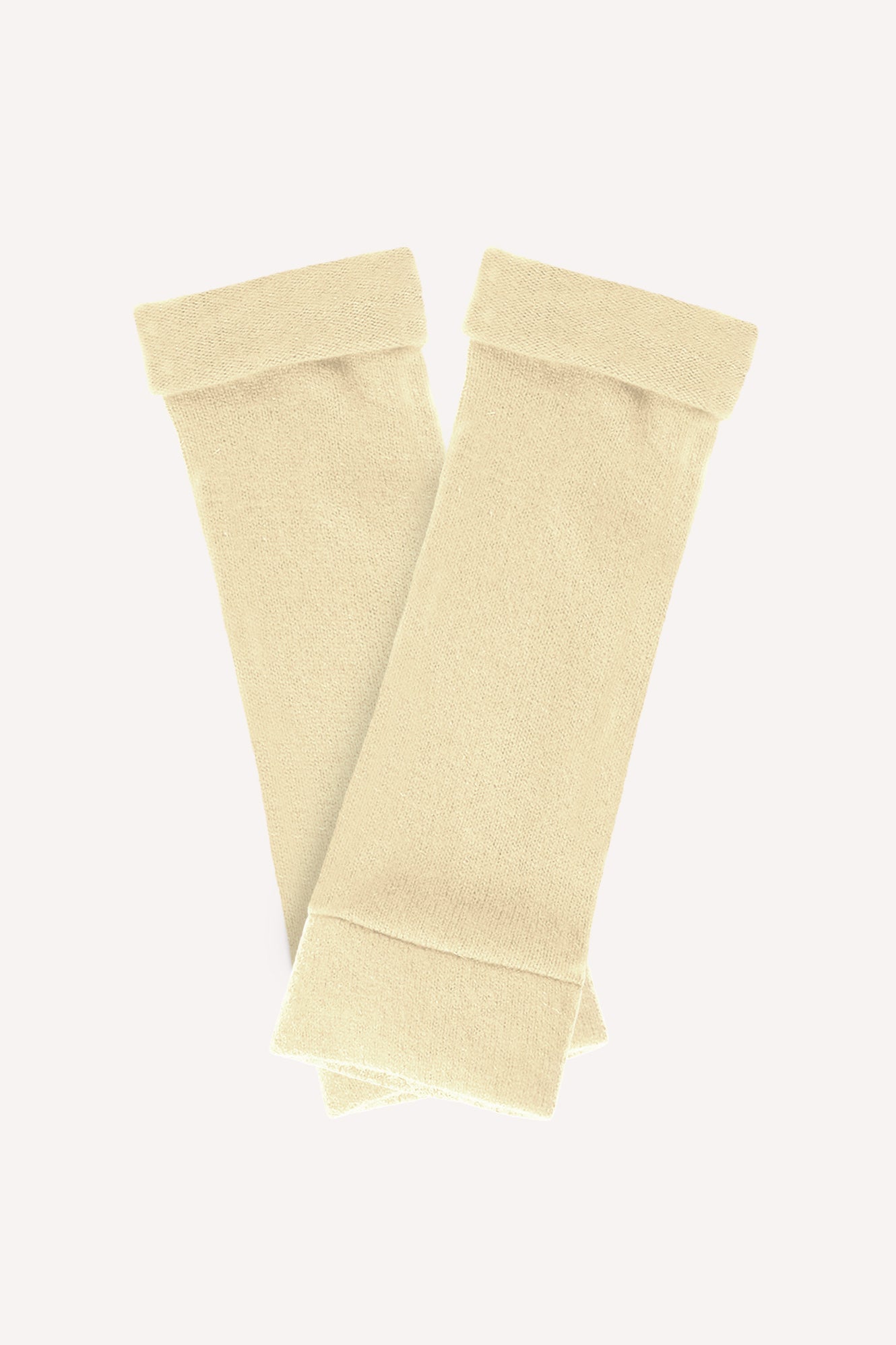 Turtle Doves Cashmere Fingerless Gloves - Lemons & Limes