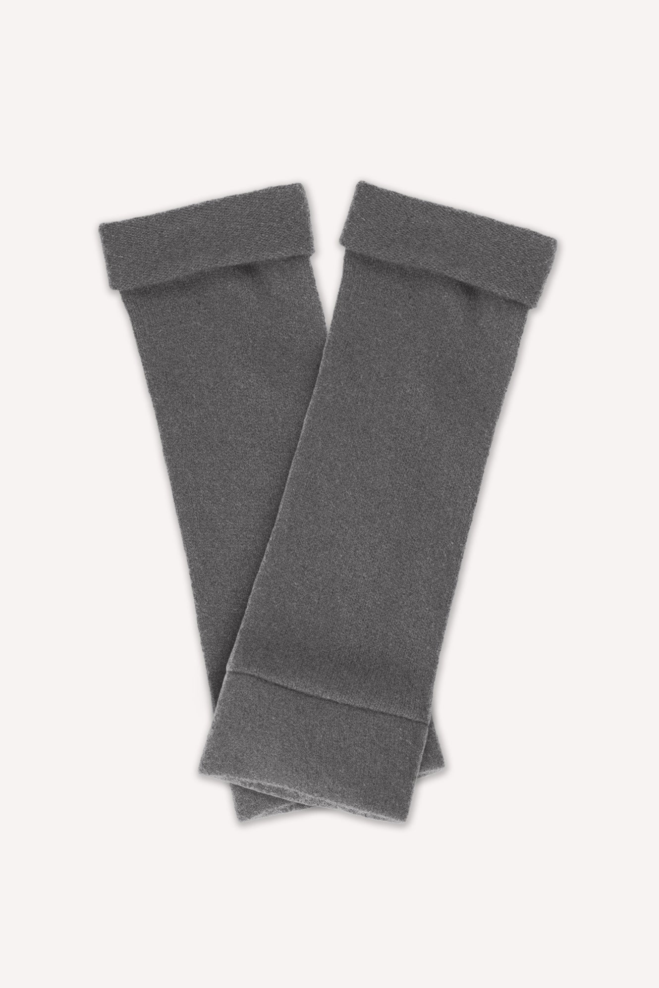 Turtle Doves Cashmere Fingerless Gloves - Charcoal