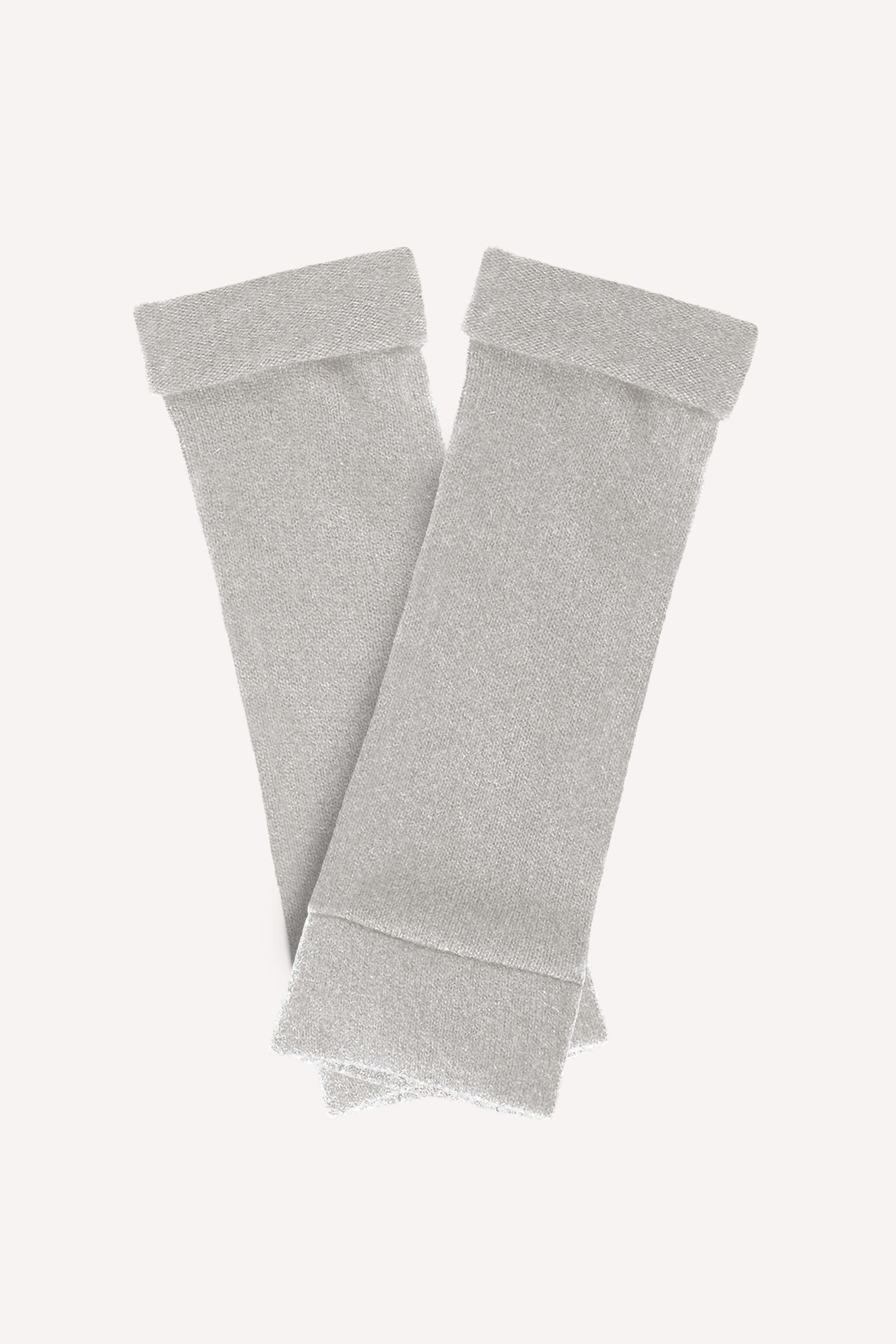 Turtle Doves Cashmere Fingerless Gloves - Grey
