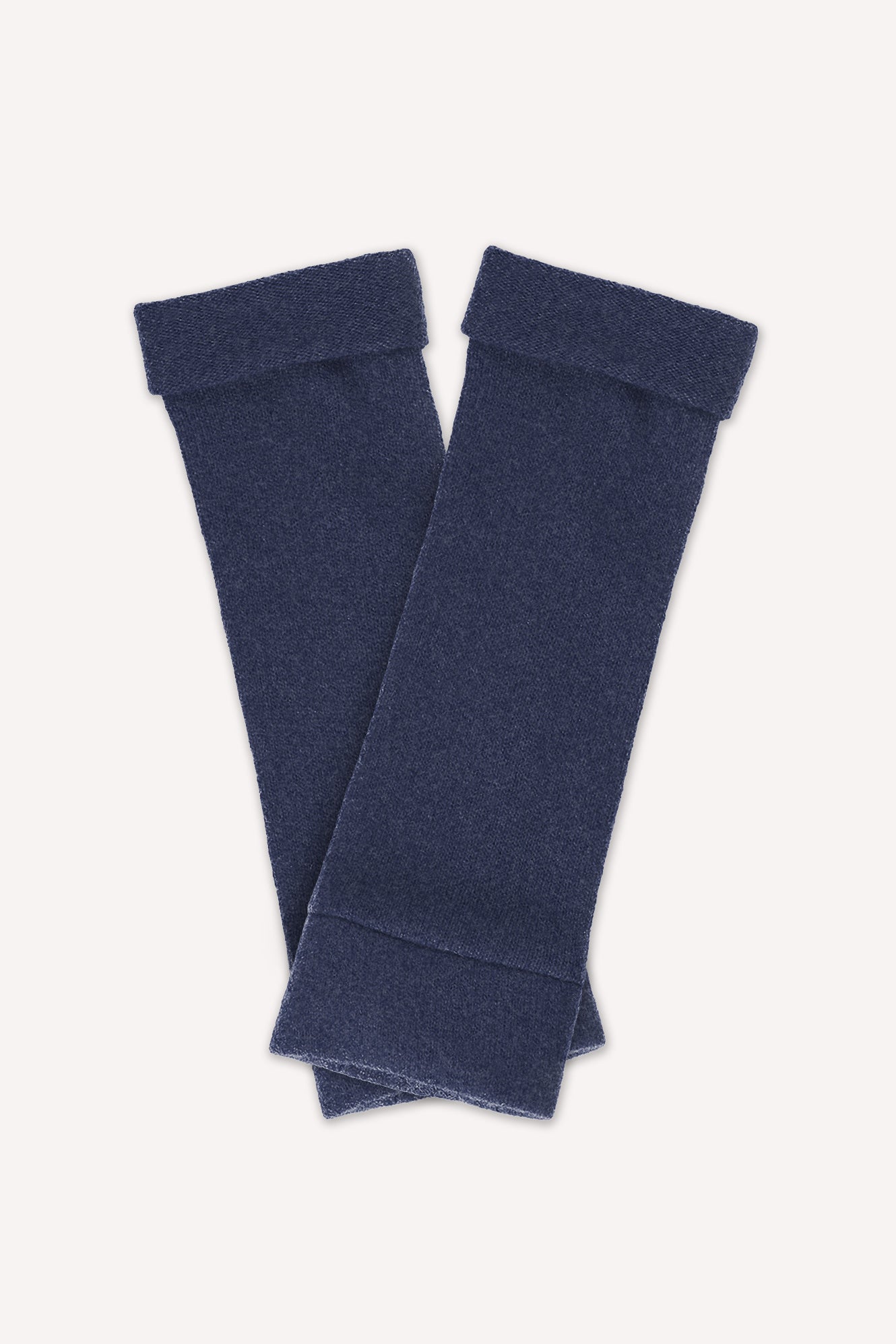 Turtle Doves Cashmere Fingerless Gloves - Navy