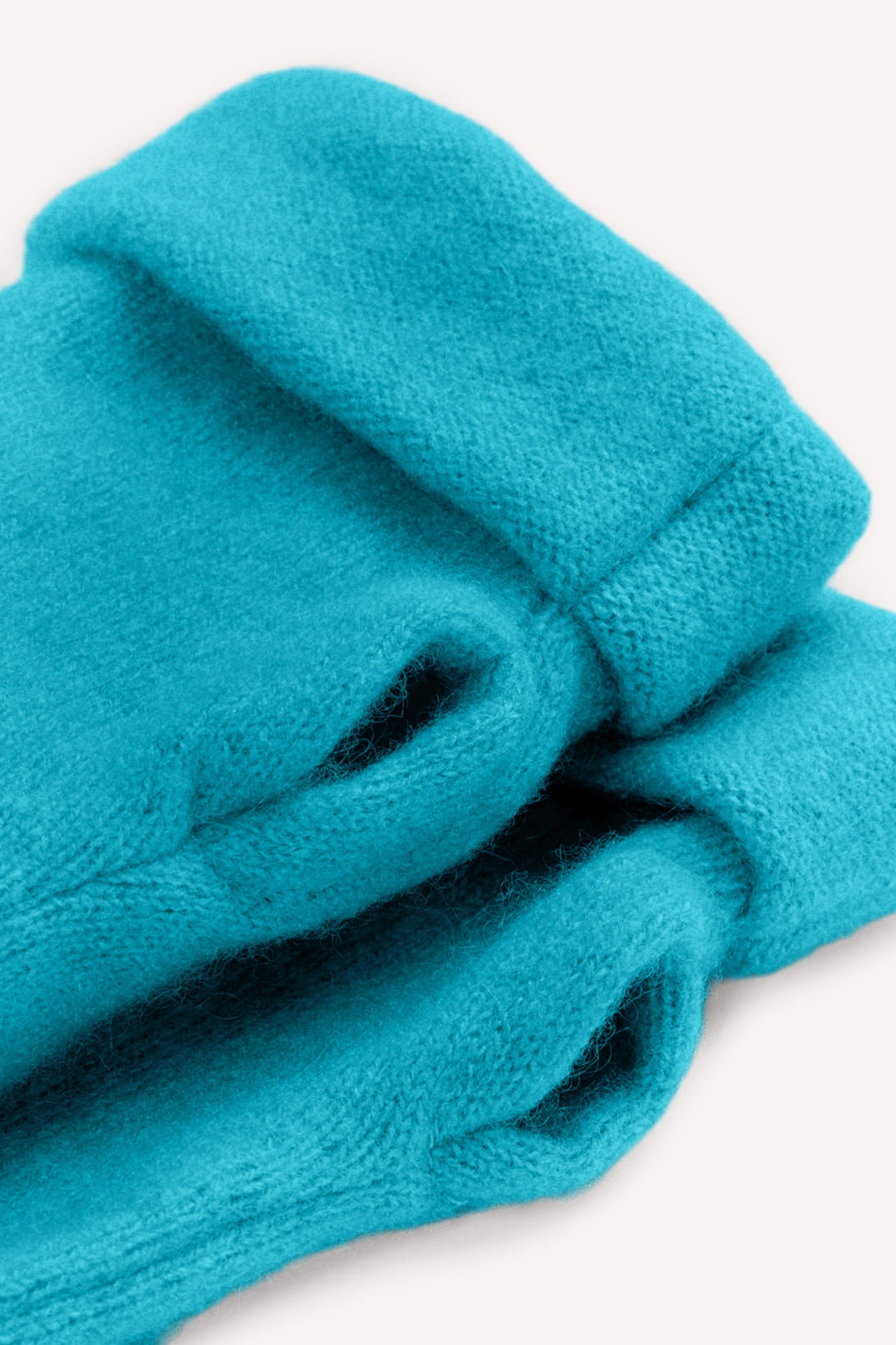 Turtle Doves Cashmere Fingerless Gloves - Turquoise