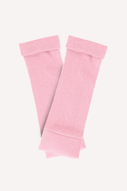 Turtle Doves Cashmere Fingerless Gloves - Cherry Blossom