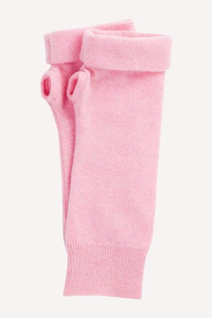 Turtle Doves Cashmere Fingerless Gloves - Cherry Blossom