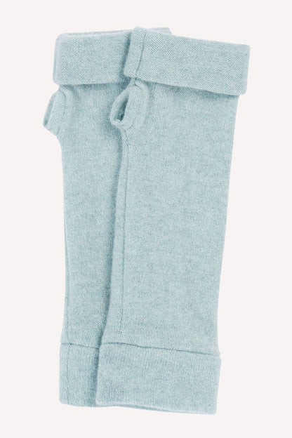 Turtle Doves Cashmere Fingerless Gloves - Marine