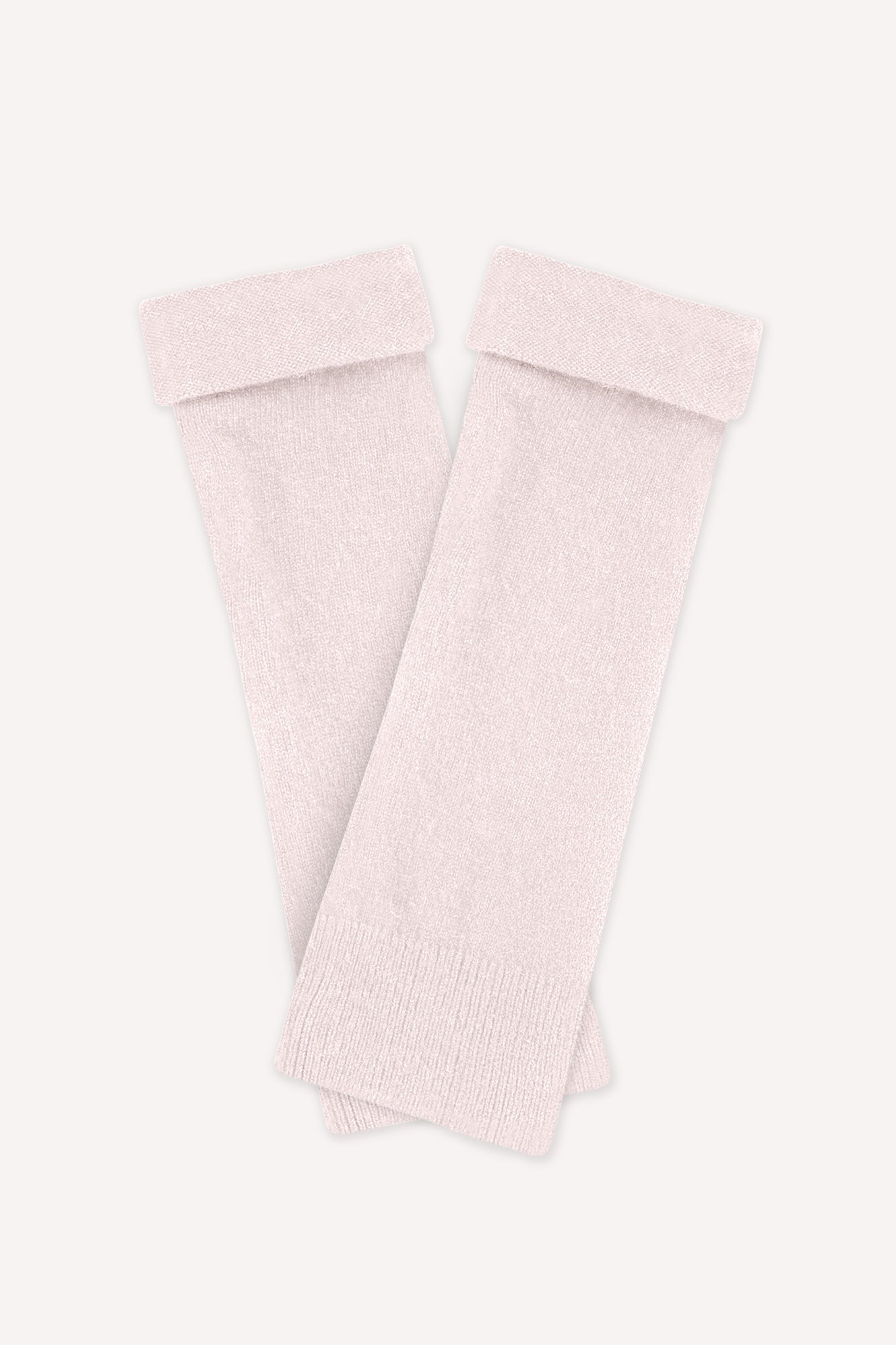 Turtle Doves Cashmere Fingerless Gloves - Baby Pink