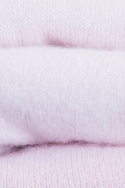 Turtle Doves Cashmere Fingerless Gloves - Baby Pink