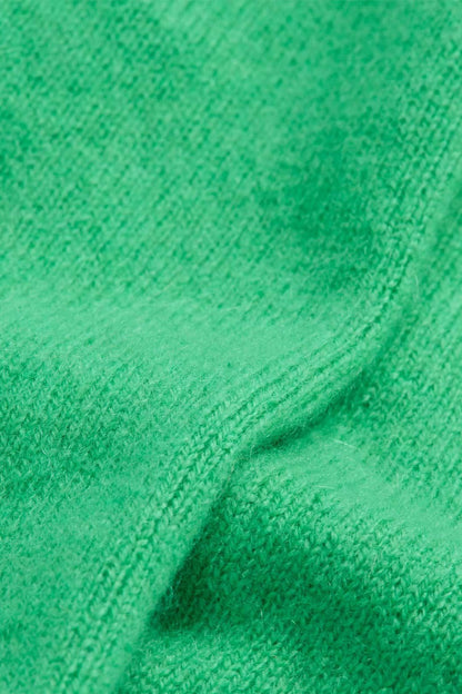 Turtle Doves Cashmere Fingerless Gloves - Bright Green