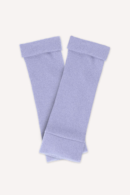 Turtle Doves Cashmere Fingerless Gloves - Wisteria