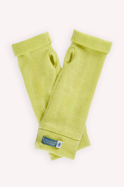 Turtle Doves Cashmere Fingerless Gloves - Beautifully Bright