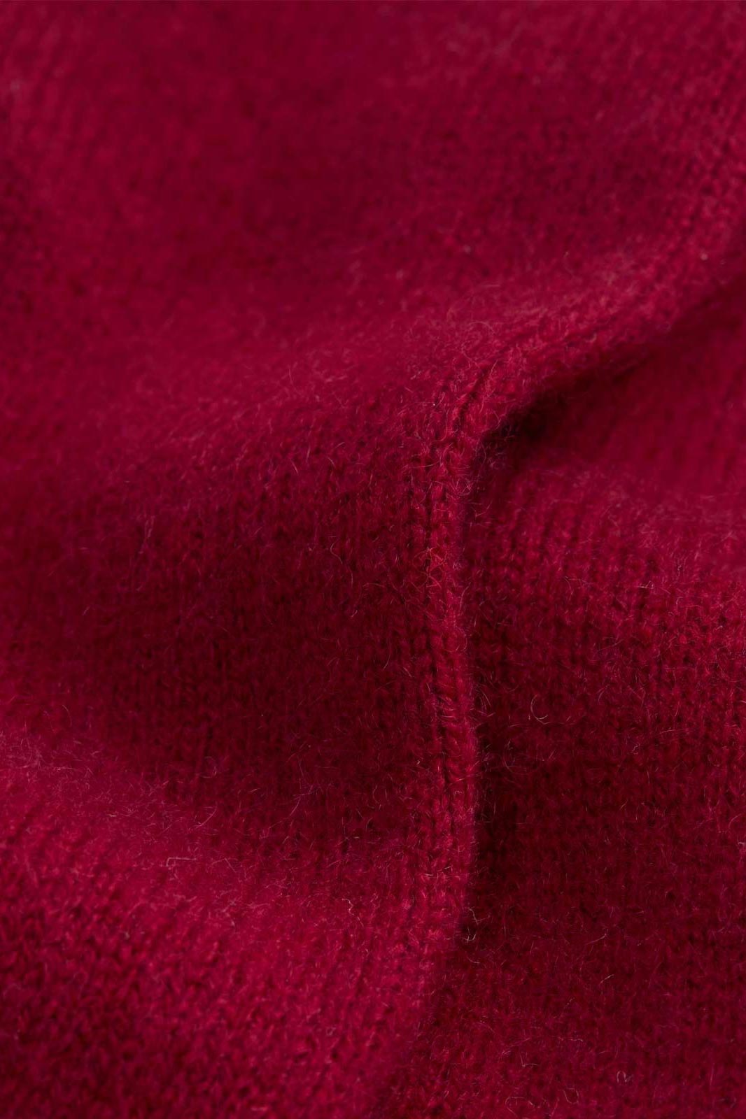 Turtle Doves Cashmere Fingerless Gloves - Berry